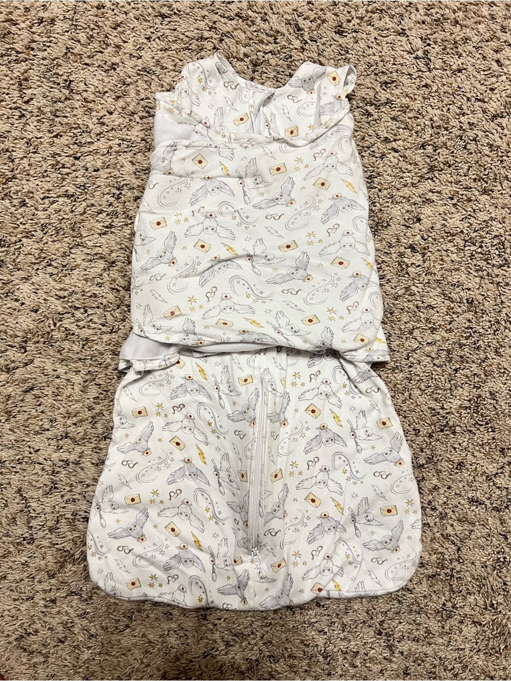 HALO x Harry Potter Hedwig SleepSack Swaddle Small 3–6M